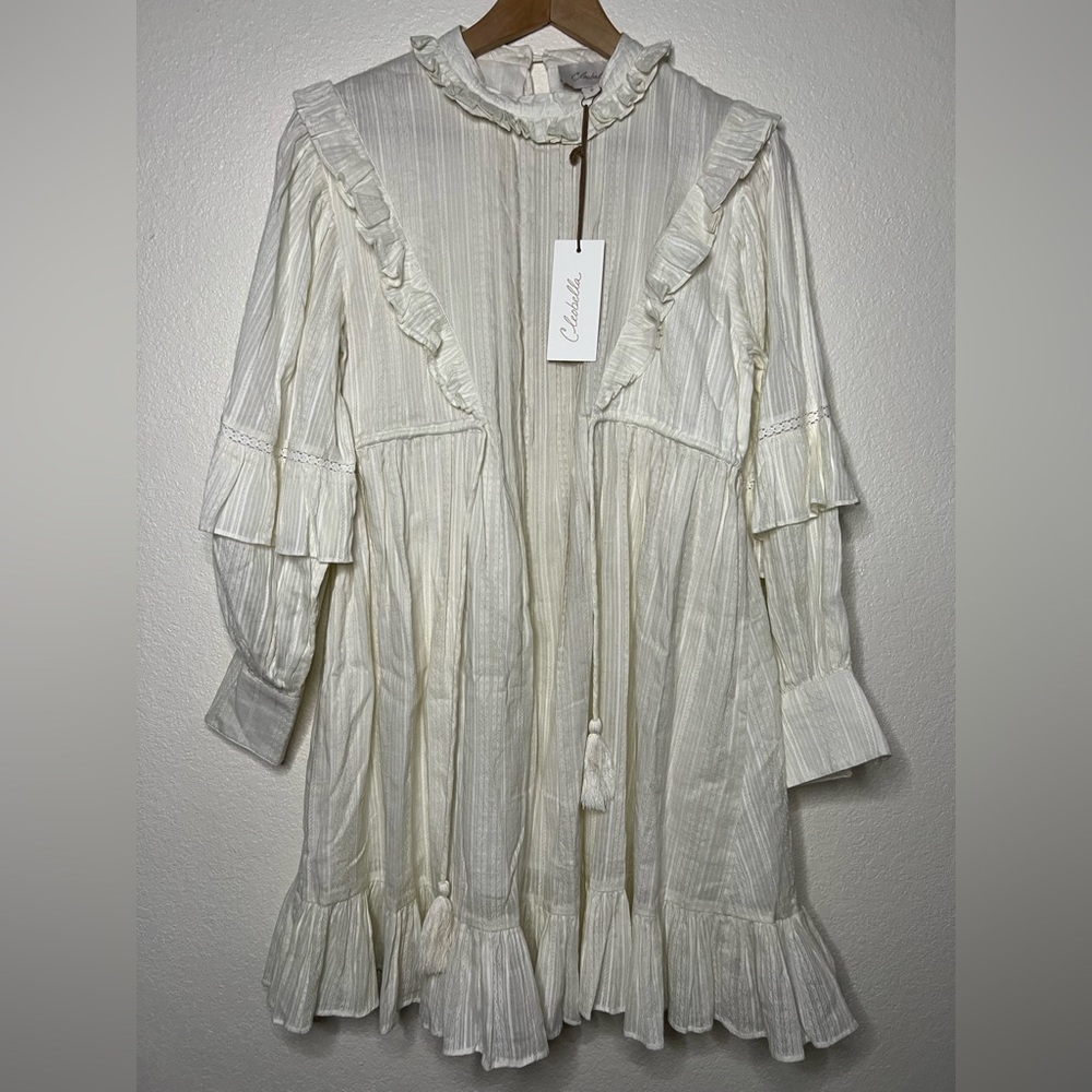 NWT CLEOBELLA White Misha Dress size Small